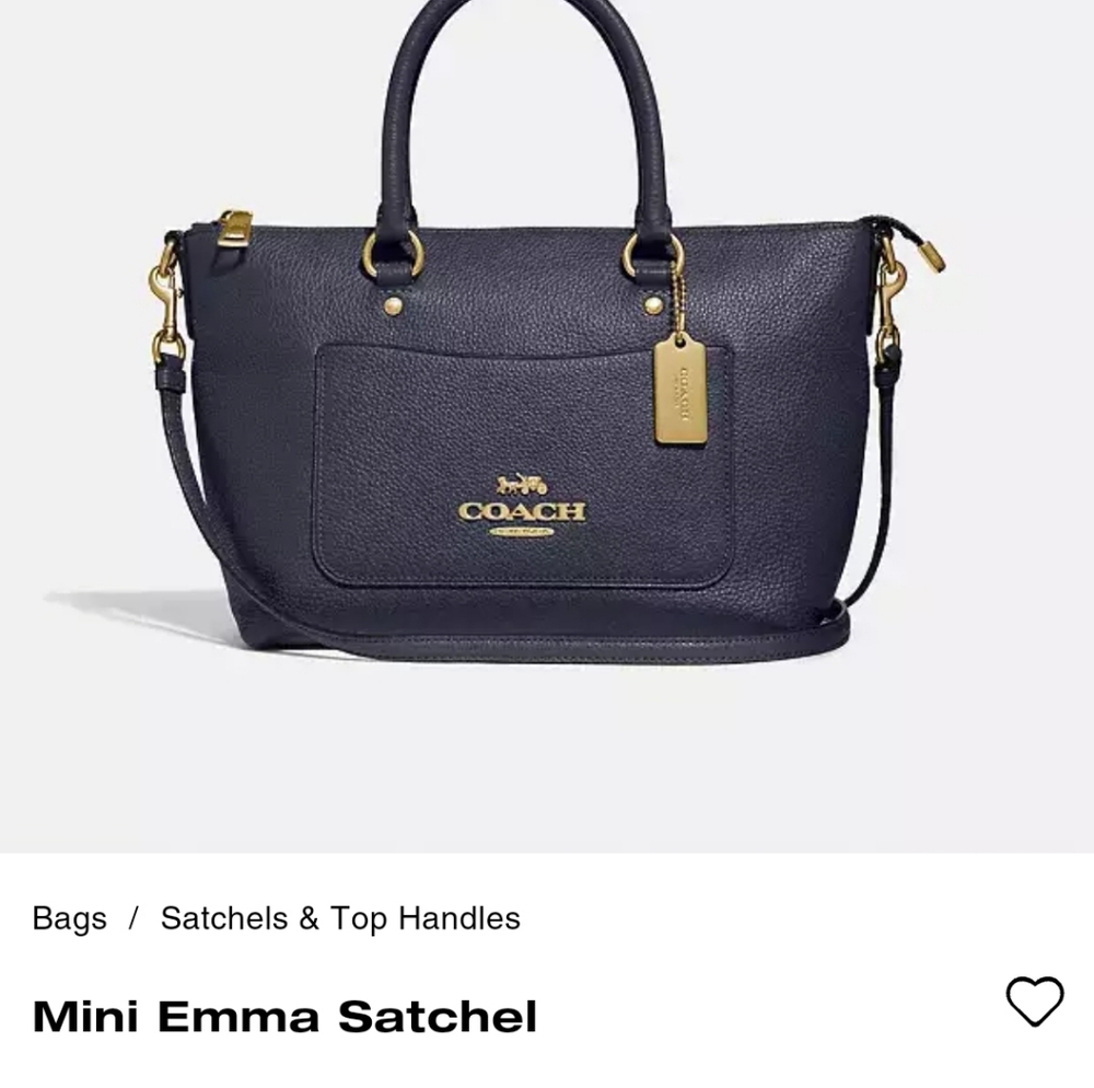 Mini Emma Satchel leather crossbody